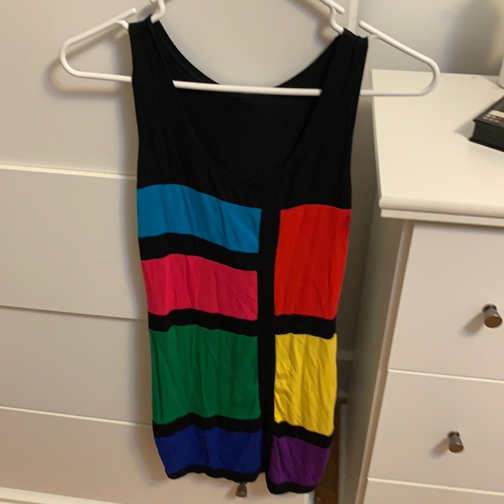 Colorful bodycon dress